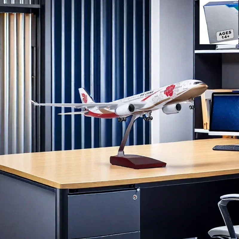 47CM 1:135 Scale 330 A330 Model AIR China Airlines Airway W Base Wheel Lights Resin Aircraft Plane Collectible Toy Collection
47CM 1:135 Scale 330 A330 Model AIR China Airlines Airway W Base Wheel Lights Resin Aircraft Plane Collectible Toy Collection