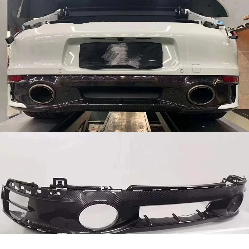 For Porsche 911 992 Carrera 991 Sport Design Dry Carbon Fiber Rear Bumper Diffuser Car Body Kit 2019
For Porsche 911 992 Carrera 991 Sport Design Dry Carbon Fiber Rear Bumper Diffuser Car Body Kit 2019