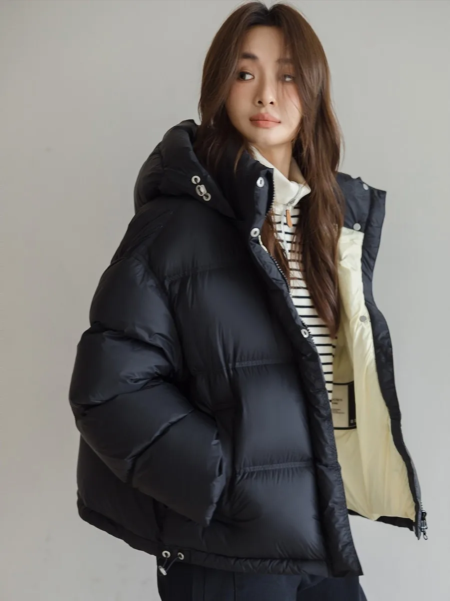 Warmth ort White Du down Puffer Jaet Women's Coat Casual Sle Loose Fit Nylon Fabric Detachable Hood Thiened Winter ...
Warmth ort White Du down Puffer Jaet Women's Coat Casual Sle Loose Fit Nylon Fabric Detachable Hood Thiened Winter ...