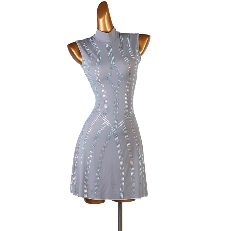 Latin Dance Dress Sling fringe Skirt Diamond Competition Clothing High-End Custom Adult Child Professional Performance lq244
Latin Dance Dress Sling fringe Skirt Diamond Competition Clothing High-End Custom Adult Child Professional Performance lq244