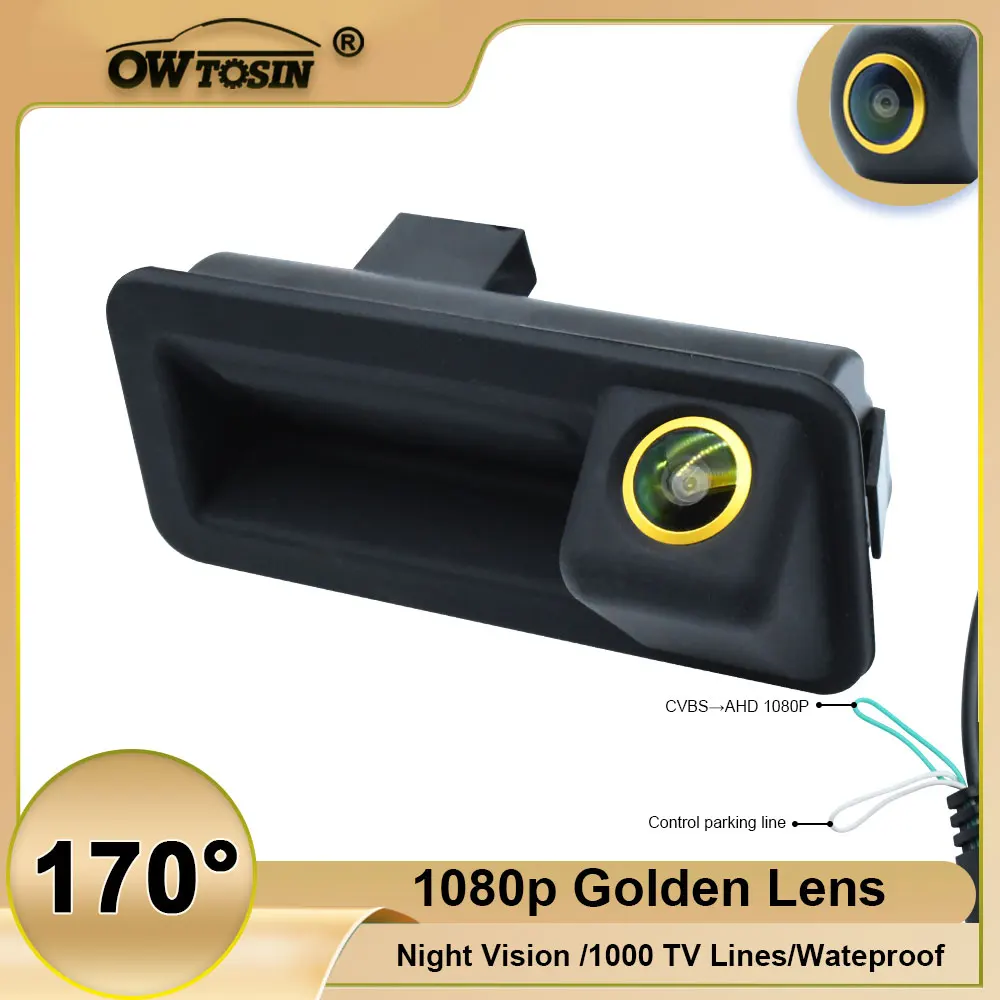 170°Golden 1080P AHD Vehicle Trunk Handle Rear View Camera For Ford Focus 2 MK2 Mondeo MK4 S-Max C-Max Fiesta Reverse Car Camera
170°Golden 1080P AHD Vehicle Trunk Handle Rear View Camera For Ford Focus 2 MK2 Mondeo MK4 S-Max C-Max Fiesta Reverse Car Camera