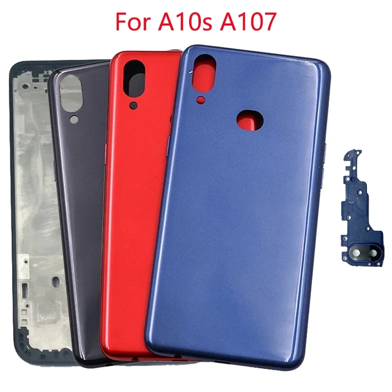 For Samsung Galaxy A10s A107 back battery cover middle front LCD frame housing bezel
For Samsung Galaxy A10s A107 back battery cover middle front LCD frame housing bezel