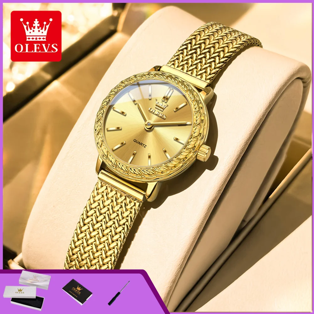 OLEVS 5643 Watches for Women Top Brand Ladies Dress Quartz Watch Steel Mesh Strap Waterproof Fashion Original Women's Wristwatch
OLEVS 5643 Watches for Women Top Brand Ladies Dress Quartz Watch Steel Mesh Strap Waterproof Fashion Original Women's Wristwatch