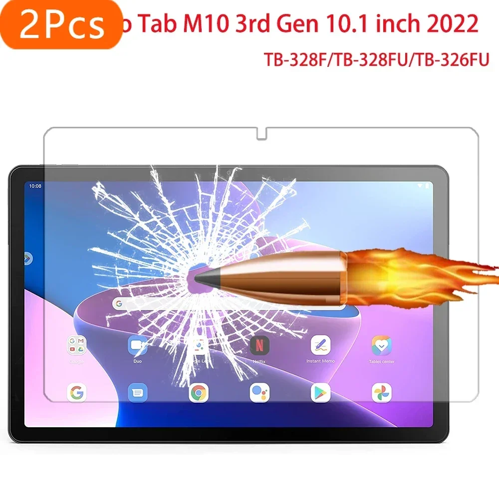2Pcs Tempered Glass Screen Protector For Lenovo Tab M10 3rd Generation 10.1 inch 2022 Tablet Protective Film TB-328F TB-326FU
2Pcs Tempered Glass Screen Protector For Lenovo Tab M10 3rd Generation 10.1 inch 2022 Tablet Protective Film TB-328F TB-326FU