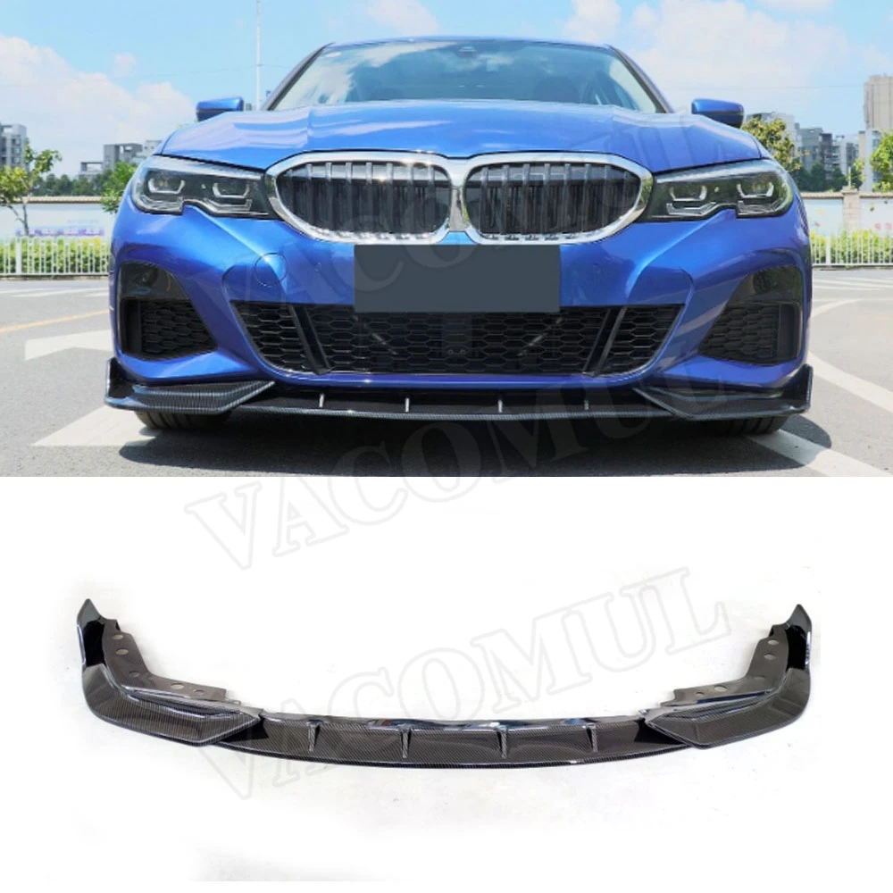VACOMUL 3 PCS/Set PP Black Carbon Look Front Lip Spoiler Chin Splitters For BMW 3 Series G20 G28 2019 2020 Head Bumper Guard
VACOMUL 3 PCS/Set PP Black Carbon Look Front Lip Spoiler Chin Splitters For BMW 3 Series G20 G28 2019 2020 Head Bumper Guard