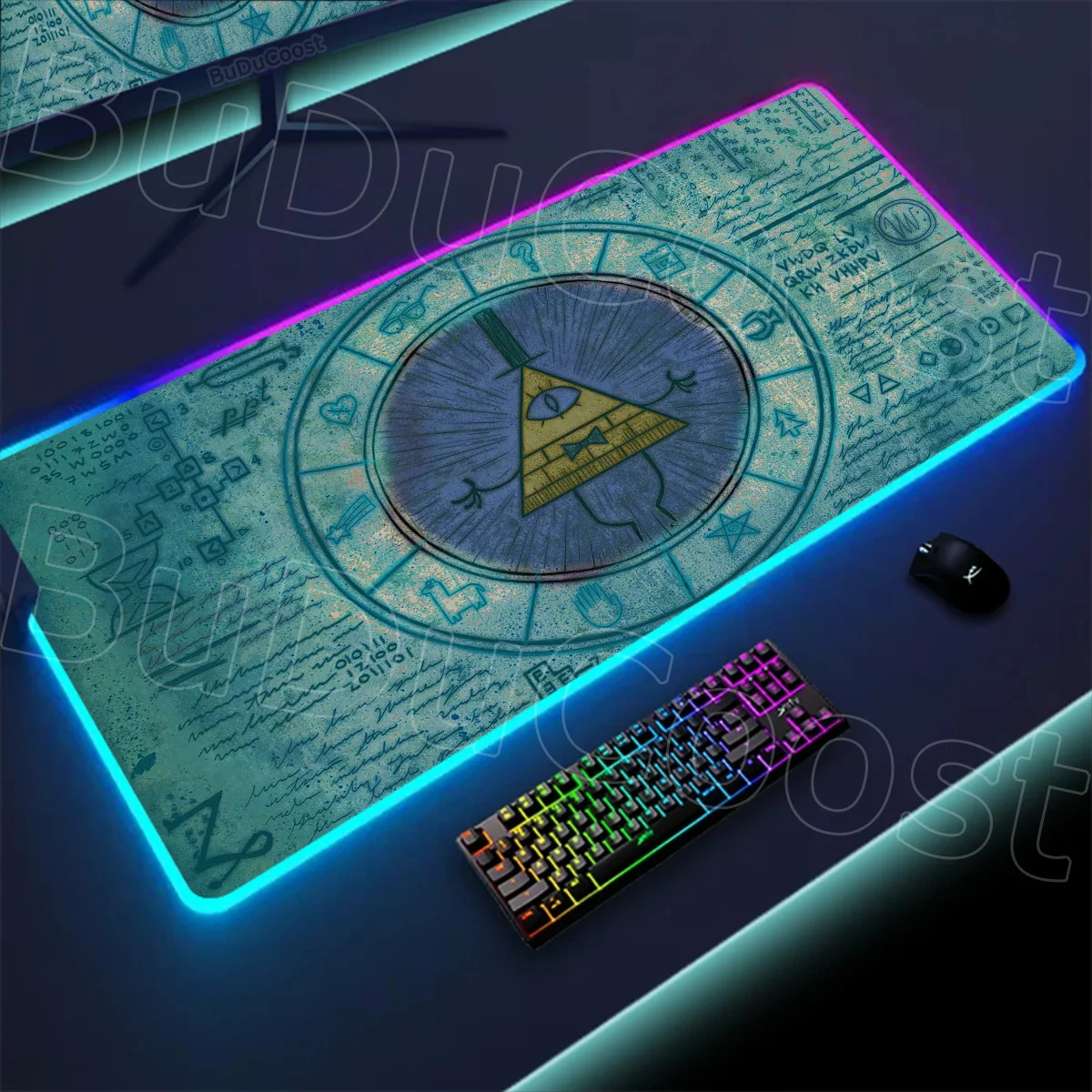 Large LED Rubber Locking Edge PC Computer Carpet with Backlit XXL RGB Anime Bill Cipher Gravity Fall Mouse Pad Game Accessories
Large LED Rubber Locking Edge PC Computer Carpet with Backlit XXL RGB Anime Bill Cipher Gravity Fall Mouse Pad Game Accessories