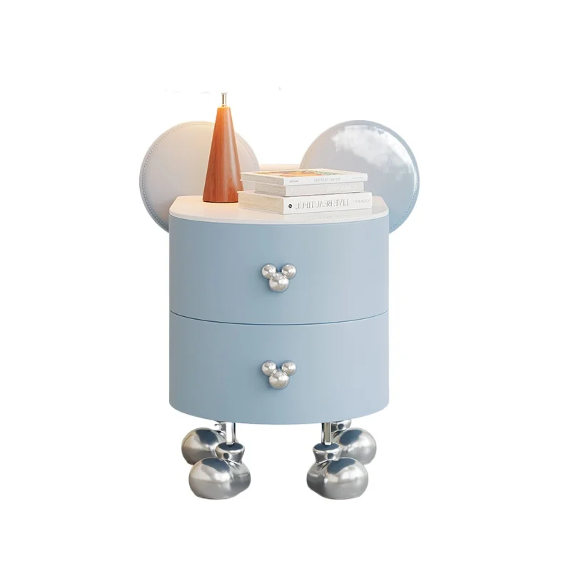 Dopamine bedside table, solid wood cartoon creative cute girl blue solid wood bedroom storage bedside table
Dopamine bedside table, solid wood cartoon creative cute girl blue solid wood bedroom storage bedside table
