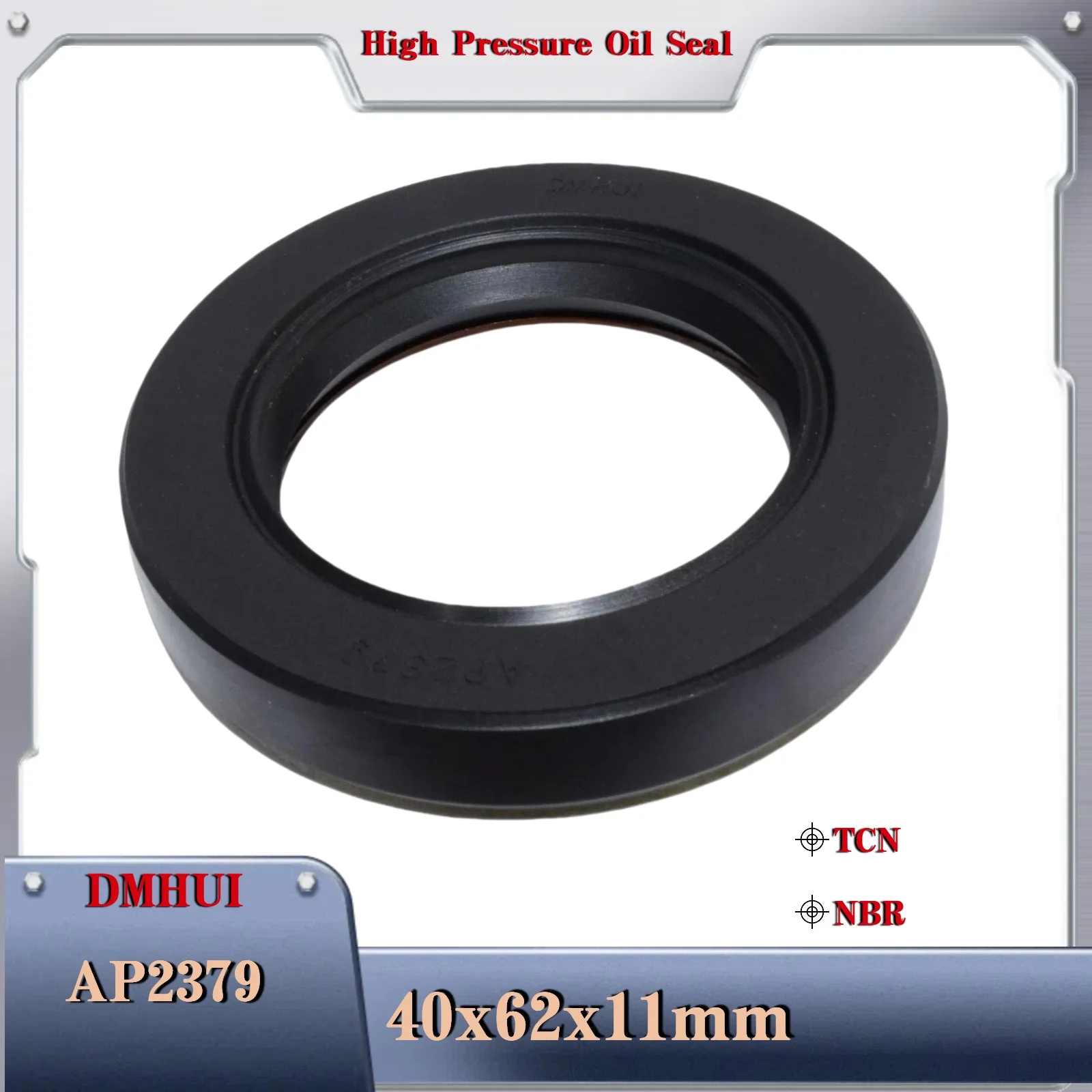 DMHUI Oil Seal 40x60x12TCN For AP2379F Hydraulic Pump Or Motor Oil Seals, Used In Hydraulic Pump/Motor Rotary Shaft Seal
DMHUI Oil Seal 40x60x12TCN For AP2379F Hydraulic Pump Or Motor Oil Seals, Used In Hydraulic Pump/Motor Rotary Shaft Seal