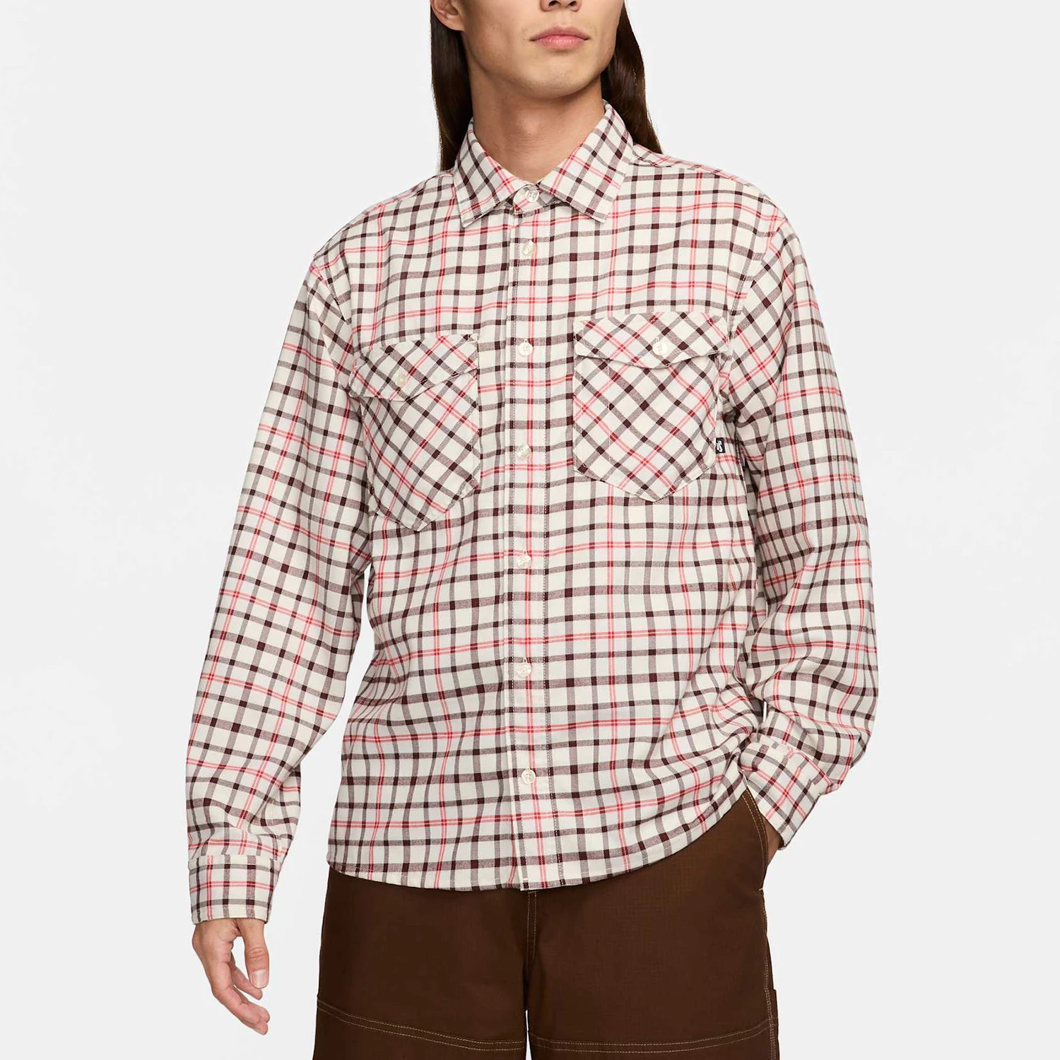 Nike genuine autumn and winter new men's and women's lapel plaid sports long sleeved shirt FN2568-113
Nike genuine autumn and winter new men's and women's lapel plaid sports long sleeved shirt FN2568-113