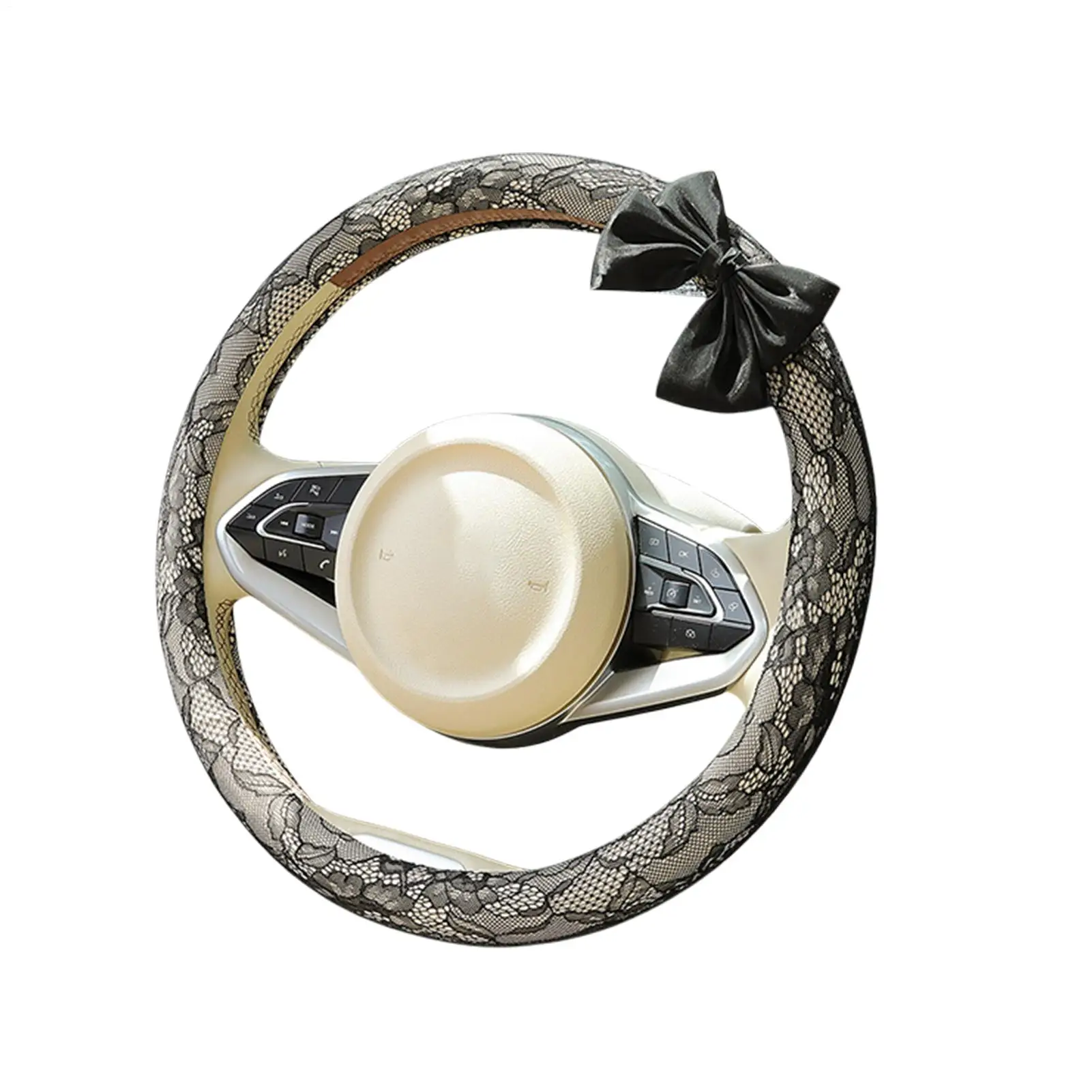 Lace Steering Wheel Wrap 38cm Bow Design Automobile Accessories Auto Steering Wheel Protector For Women Ladies Wives Drivers
Lace Steering Wheel Wrap 38cm Bow Design Automobile Accessories Auto Steering Wheel Protector For Women Ladies Wives Drivers