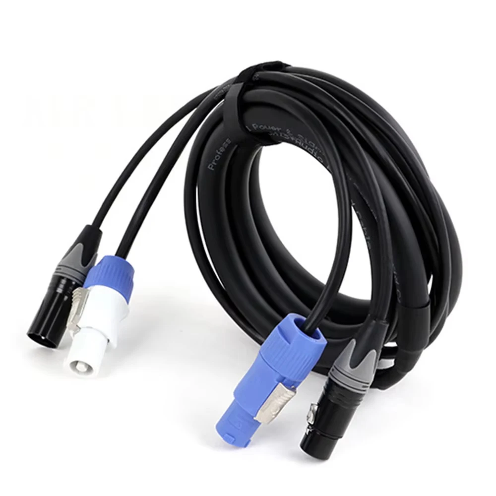 Combined Cable DMX 3Pin XLR Signal Line With Powercon Plug 3×1mm²/1.5mm² Power Cable Accessories For Stage Lighting
Combined Cable DMX 3Pin XLR Signal Line With Powercon Plug 3×1mm²/1.5mm² Power Cable Accessories For Stage Lighting