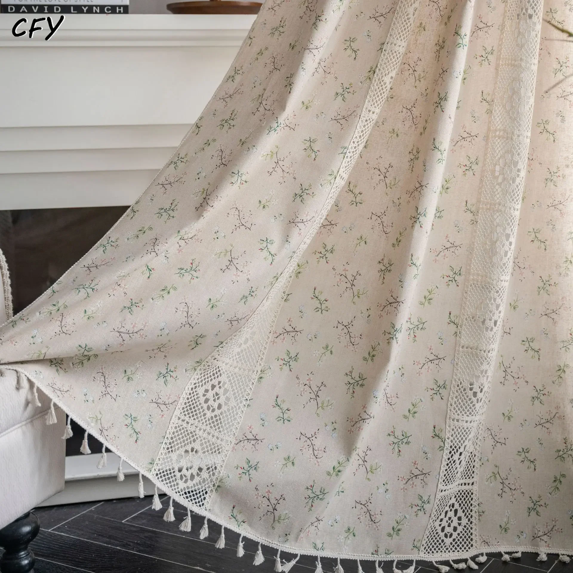 American Cotton Linen Floral Hollow Out Tassel Window Curtain Semi-shading Drapes for Living Room Bedroom Kitchen Door Curtain
American Cotton Linen Floral Hollow Out Tassel Window Curtain Semi-shading Drapes for Living Room Bedroom Kitchen Door Curtain