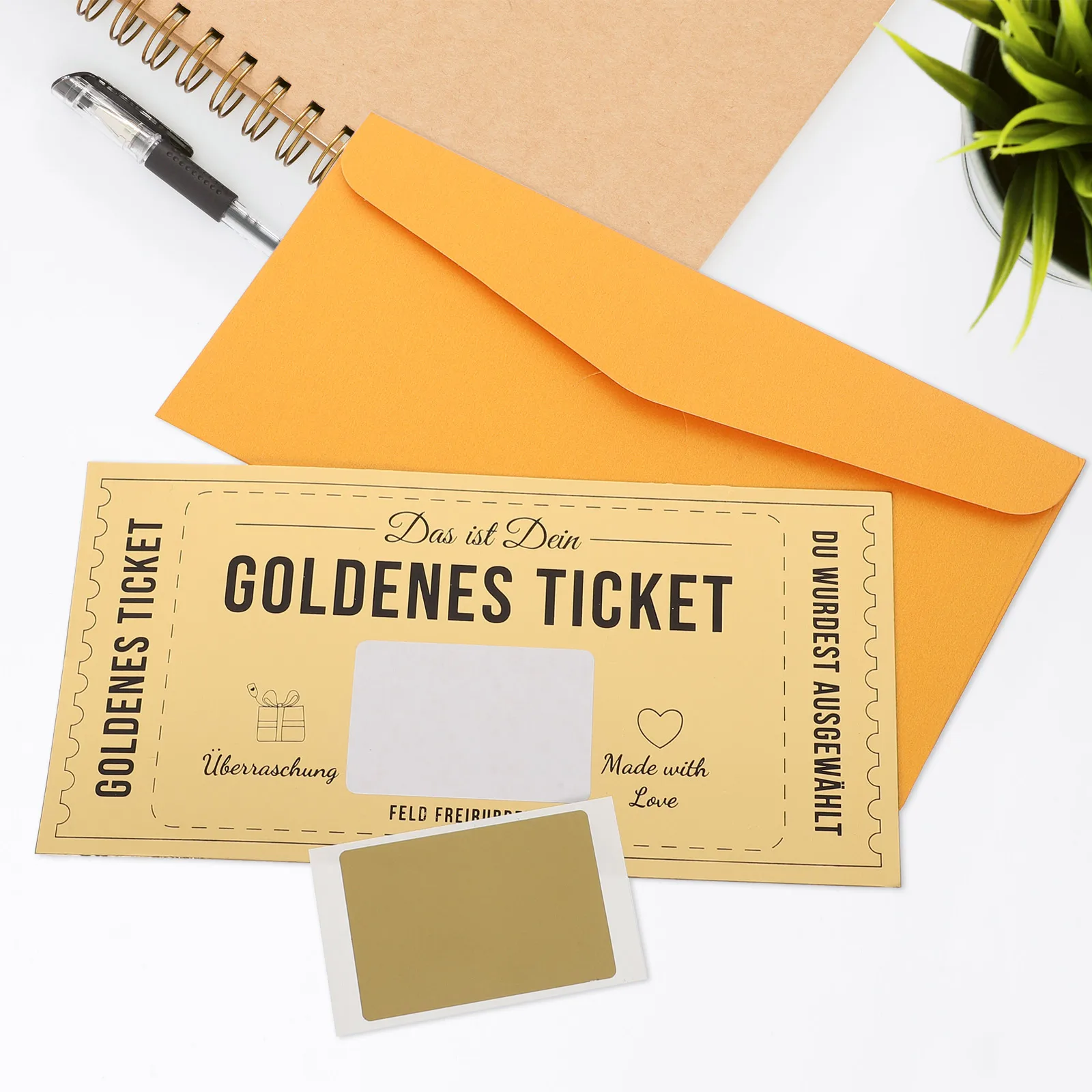 Funny Scratch Off Cards Customizable Game Tickets for Birthday Parties Prizes Stickers Card Gifts Home Daily Use
Funny Scratch Off Cards Customizable Game Tickets for Birthday Parties Prizes Stickers Card Gifts Home Daily Use