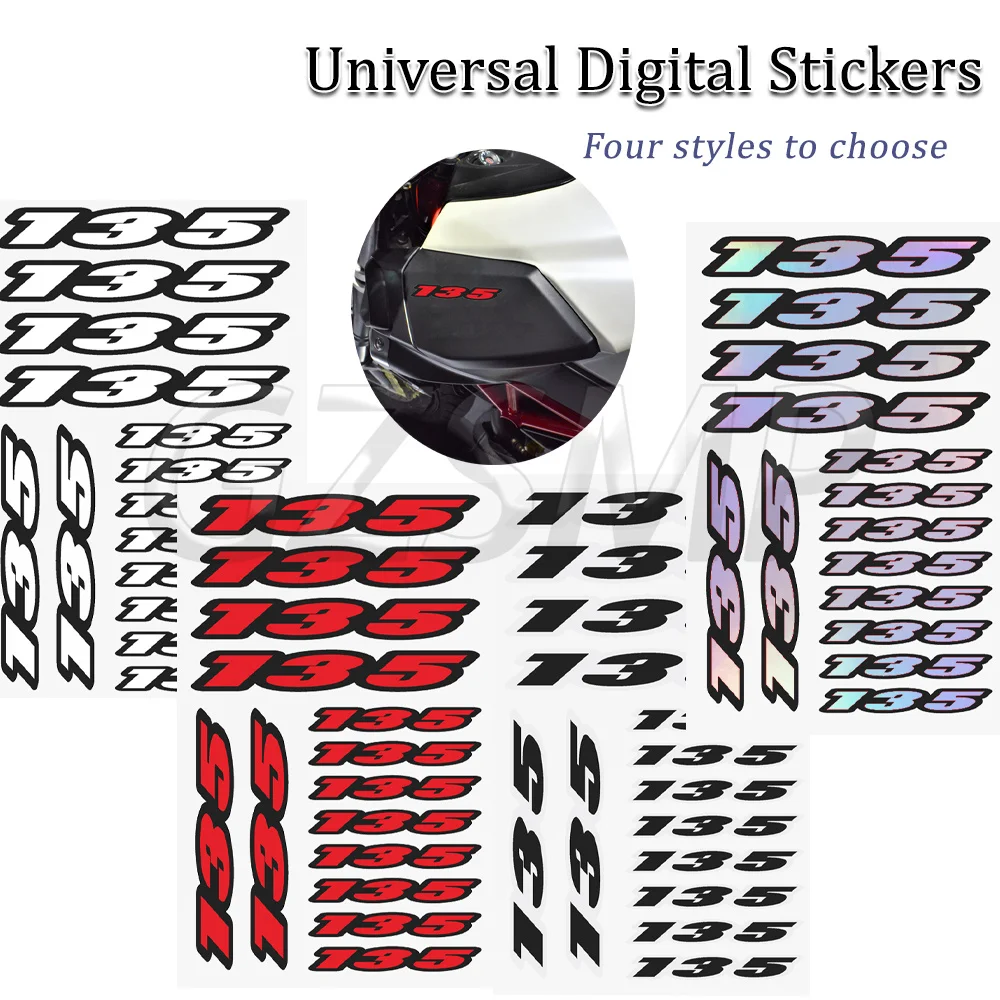 Motorcycle Stickers Number 135 Deco Emblem Fuel Tank Front Fairing Fender Decals Fit For Benelli TNT135
Motorcycle Stickers Number 135 Deco Emblem Fuel Tank Front Fairing Fender Decals Fit For Benelli TNT135