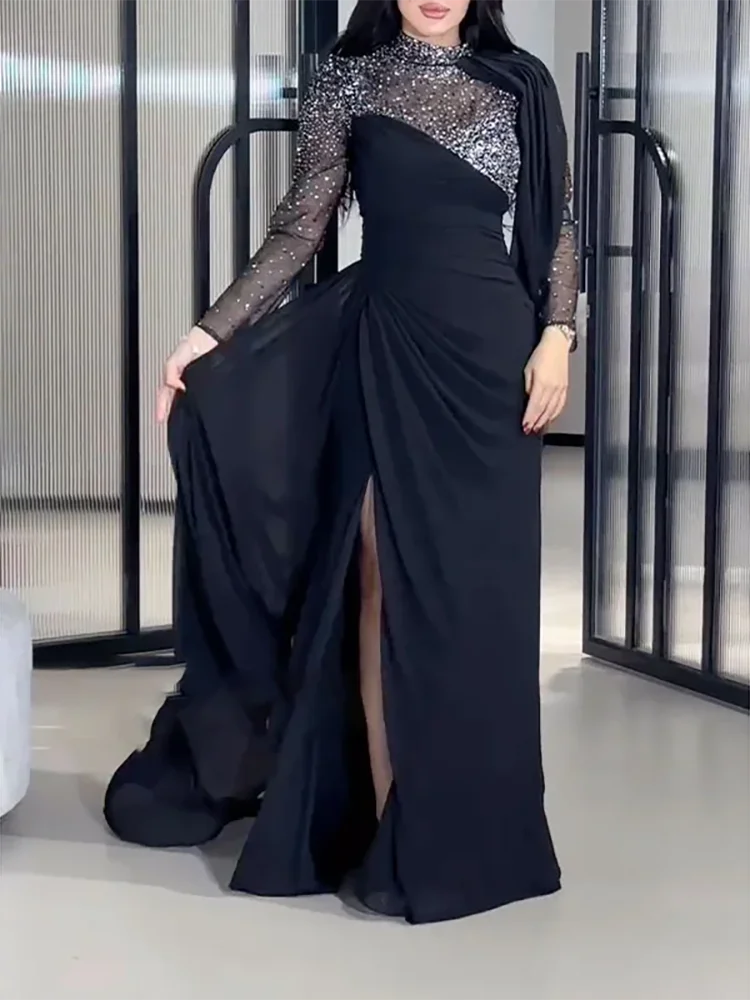 Customized Exquisite High Neck Glitter Evening Dresses/Bridal Wedding Party Girl Prom Gowns New in Fashion Mermaid Floor-Length
Customized Exquisite High Neck Glitter Evening Dresses/Bridal Wedding Party Girl Prom Gowns New in Fashion Mermaid Floor-Length