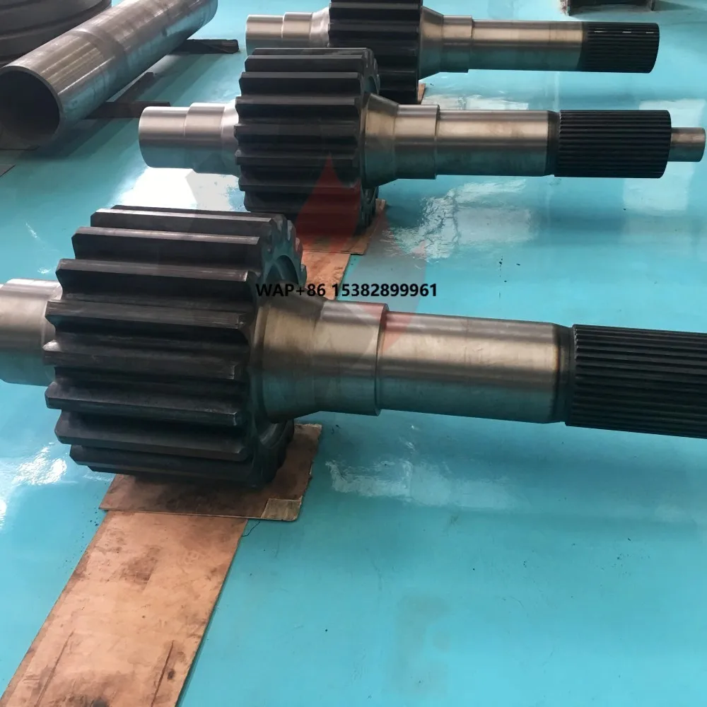 Custom Forged Large Module Gear Shaft Transmission Spur Big Drive Pinion Shaft Forged Steel Large Gear Shaft
Custom Forged Large Module Gear Shaft Transmission Spur Big Drive Pinion Shaft Forged Steel Large Gear Shaft
