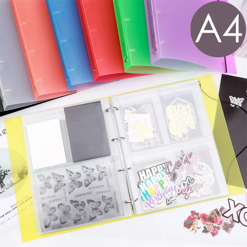8 Colors A4 Size Die Storage Book Binder Envelopes Storage Pockets Folder For Scrapbooking Dies&Stamps Craft Supplies Organized
8 Colors A4 Size Die Storage Book Binder Envelopes Storage Pockets Folder For Scrapbooking Dies&Stamps Craft Supplies Organized