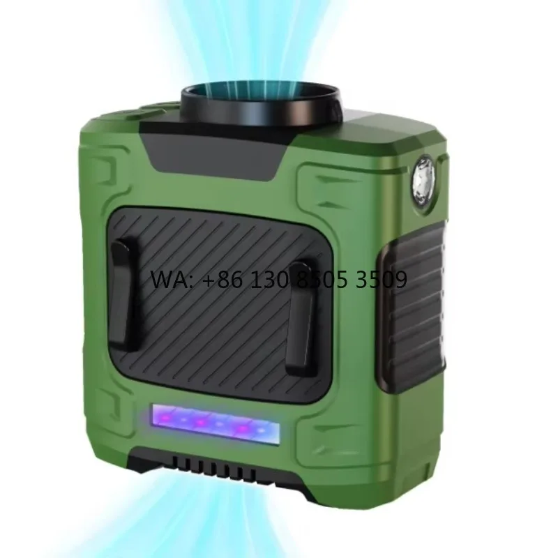 Portable 10000mah Wearable LED Fan Three-Speed Indoor/Outdoor Travel Cooling Leafless Waist Clip Emergency Power Battery Car
Portable 10000mah Wearable LED Fan Three-Speed Indoor/Outdoor Travel Cooling Leafless Waist Clip Emergency Power Battery Car