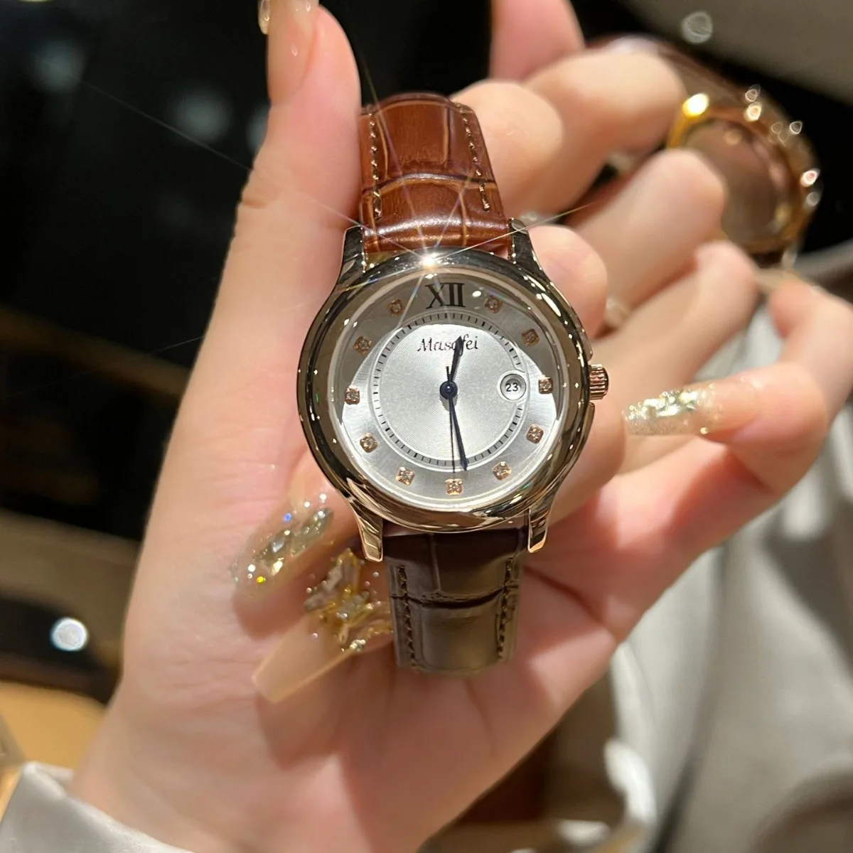 Blue Balloon Leather Band Lady Style Quartz Watch
Blue Balloon Leather Band Lady Style Quartz Watch