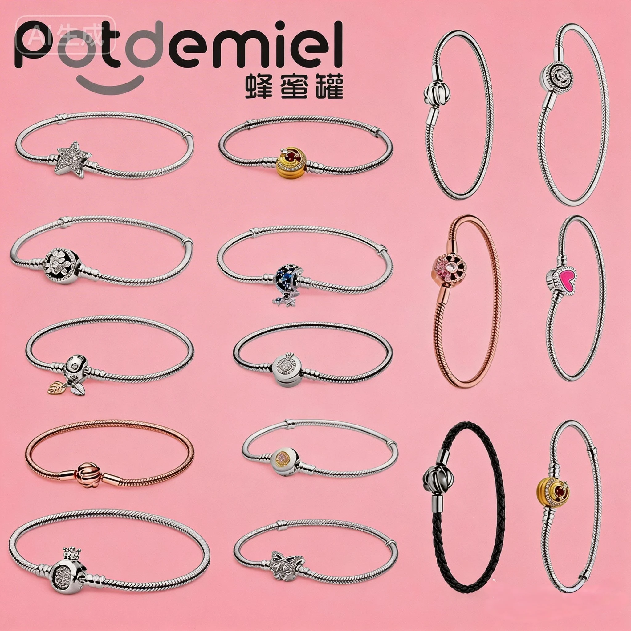 Fashion S925 Silver Engraved Zirconia Bracelet - Perfect for DIY Pendants, Beads, and String Jewelry. Elegant DIY Birthday Gift.
Fashion S925 Silver Engraved Zirconia Bracelet - Perfect for DIY Pendants, Beads, and String Jewelry. Elegant DIY Birthday Gift.