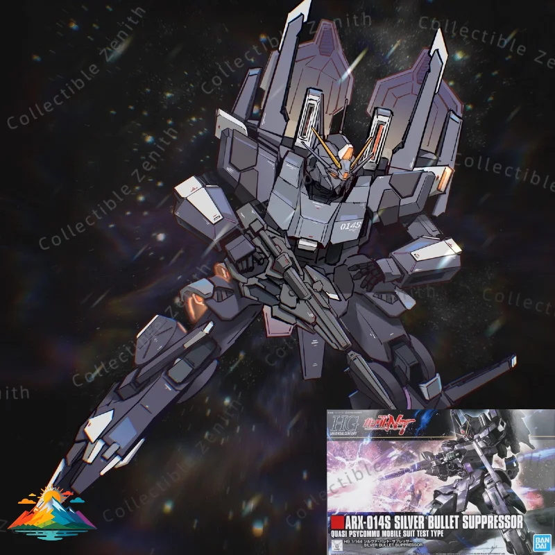 【IN STOCK】Bandai HG 1/144 ARX-014S Silver Bullet Suppressor Model Kit, Gundam Narrative Assembly Figure with Original Box
【IN STOCK】Bandai HG 1/144 ARX-014S Silver Bullet Suppressor Model Kit, Gundam Narrative Assembly Figure with Original Box
