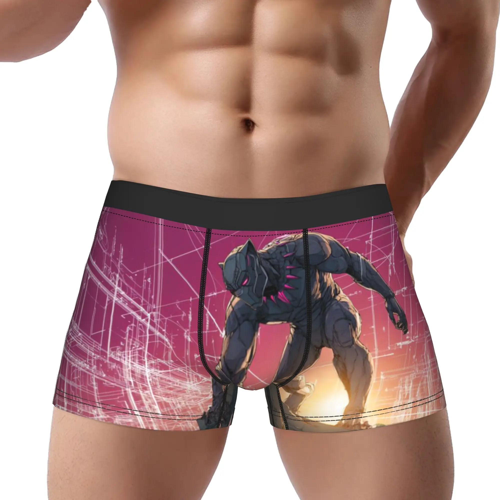 Under The Sunset Black Panther Underpants Breathbale Panties Man Underwear Ventilate Shorts Boxer Briefs
Under The Sunset Black Panther Underpants Breathbale Panties Man Underwear Ventilate Shorts Boxer Briefs