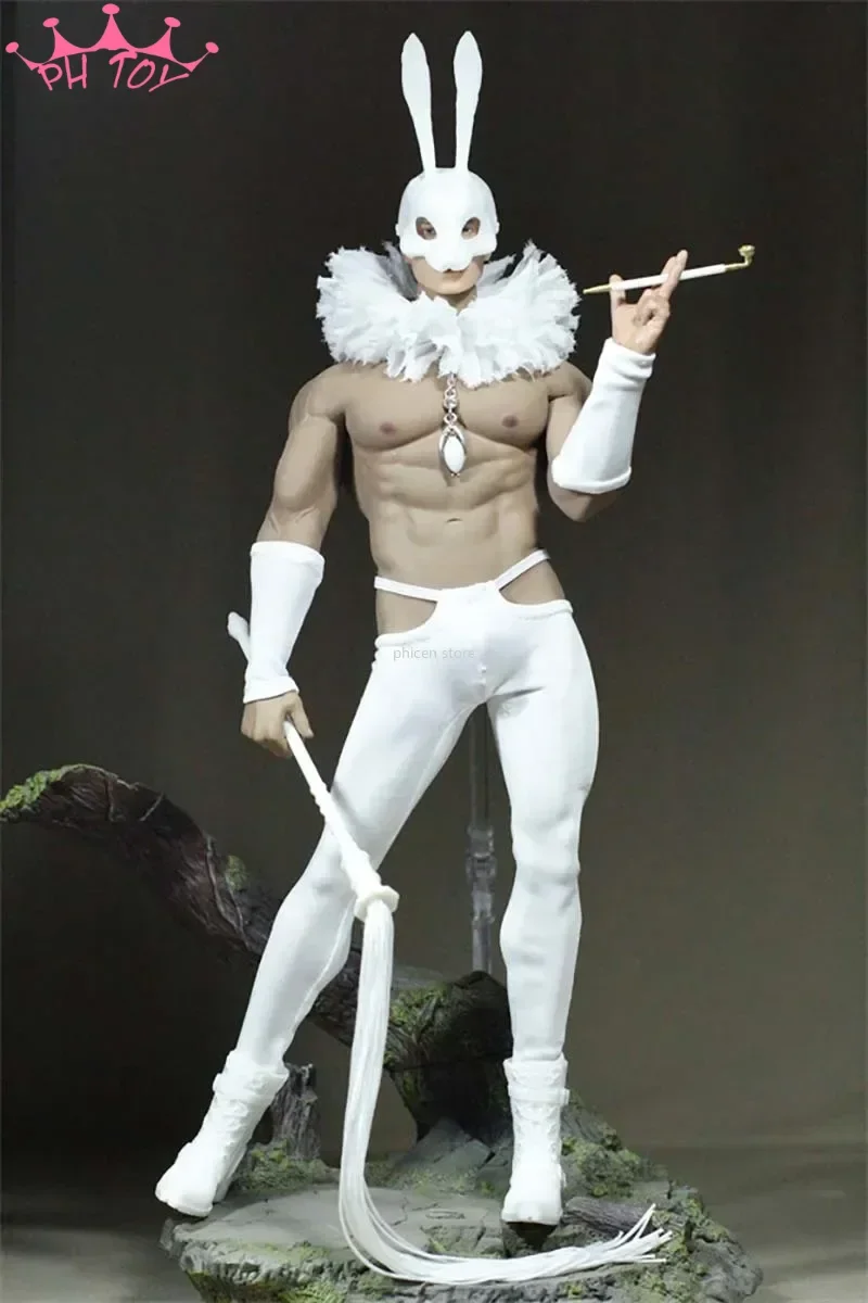 1/6 Male Soldier Mr. White Rabbit Clothes Set with Mask Scarf Tight Pants Wrist Guard Model for 12in Phicen M31 M32 M34 Doll Toy
1/6 Male Soldier Mr. White Rabbit Clothes Set with Mask Scarf Tight Pants Wrist Guard Model for 12in Phicen M31 M32 M34 Doll Toy
