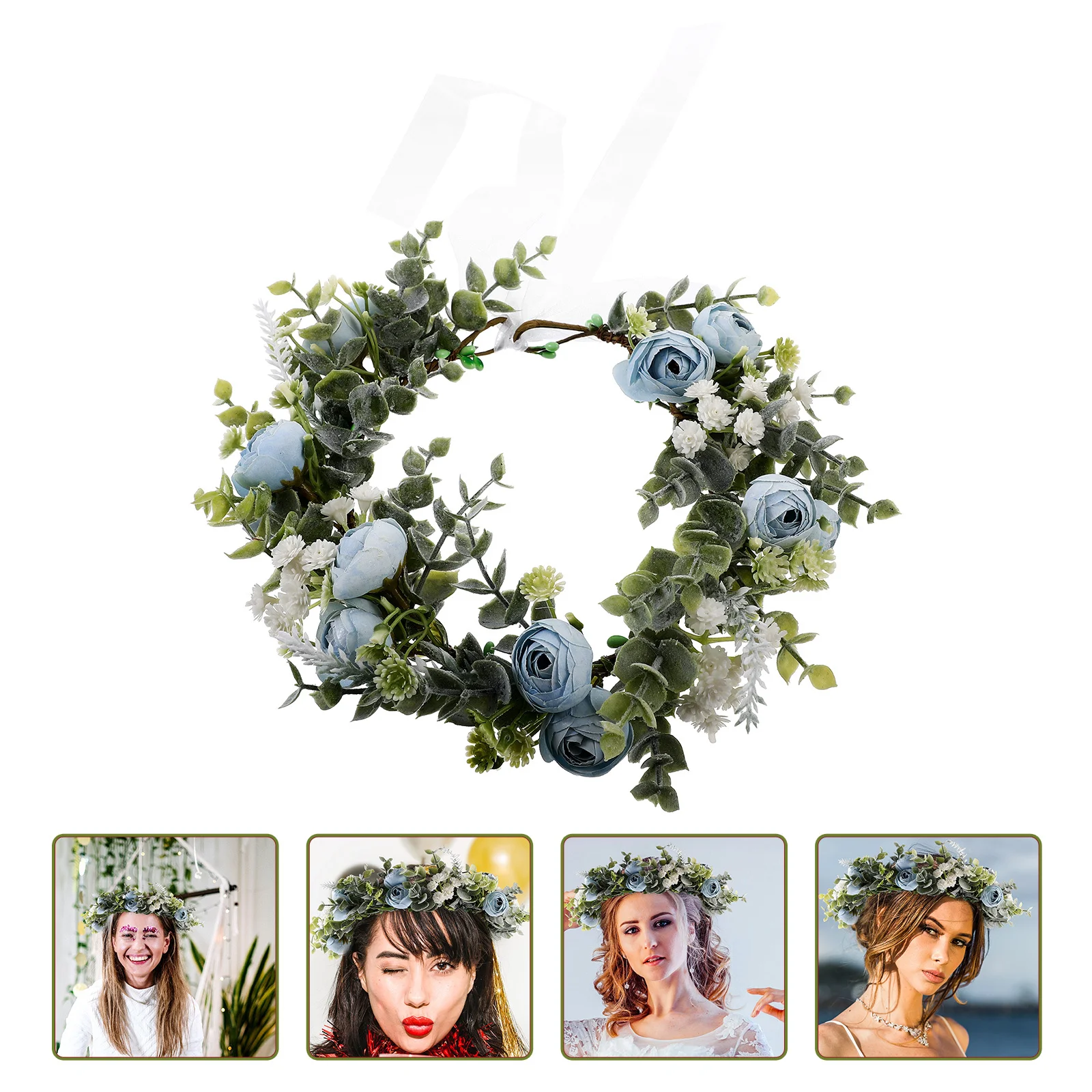 1Pcs Wedding Bridal Floral Wreath Headband Elegant Cloth Hair Hoop Lightweight Comfortable Party Performance Hair Hoop
1Pcs Wedding Bridal Floral Wreath Headband Elegant Cloth Hair Hoop Lightweight Comfortable Party Performance Hair Hoop