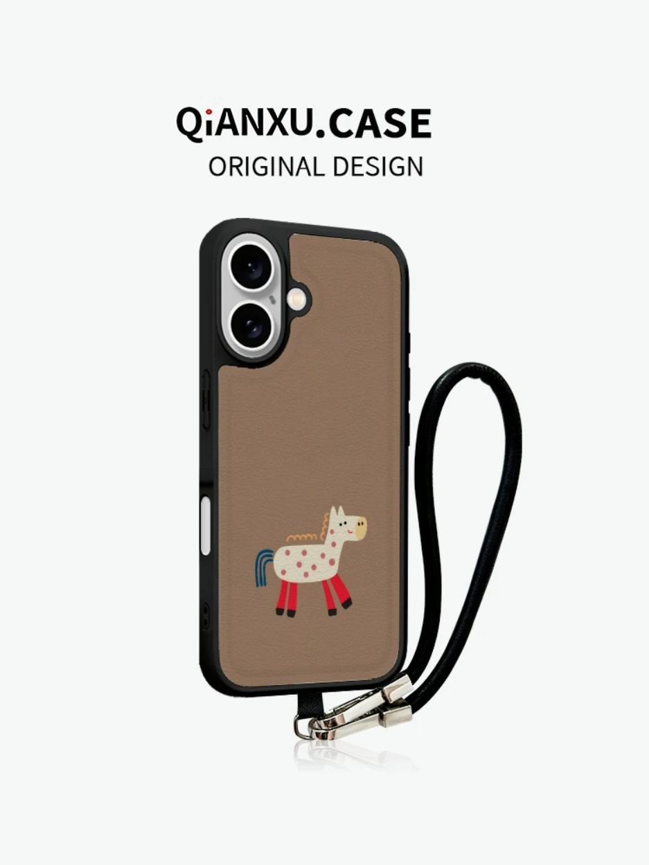 QX Leather Smile Phone Case for 16 pro Women's High-End Feelings 15 Premium 14 High-End 13 Wrist Chain Hand Bracelet
QX Leather Smile Phone Case for 16 pro Women's High-End Feelings 15 Premium 14 High-End 13 Wrist Chain Hand Bracelet