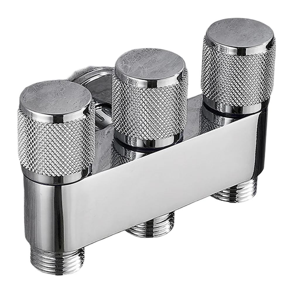 Brass Angle Valve 1 In 3 Out Triple Water Outlet Splitter for Washing Machine Space Saving 4.5cm Wall Projection
Brass Angle Valve 1 In 3 Out Triple Water Outlet Splitter for Washing Machine Space Saving 4.5cm Wall Projection