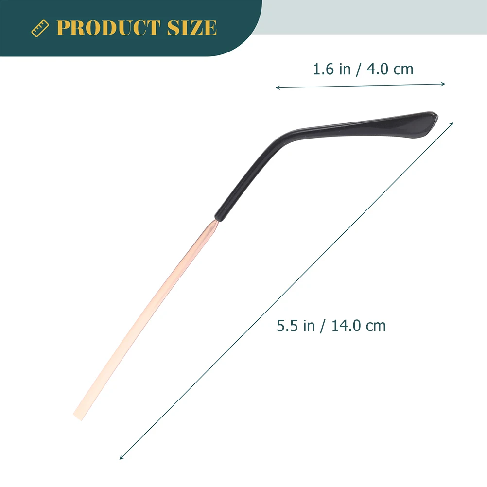 2 Pairs Glasses Accessories Legs Replacement Metal Arms Eyeglasses Temple Sunglasses Parts Eyewear Temples Universal
2 Pairs Glasses Accessories Legs Replacement Metal Arms Eyeglasses Temple Sunglasses Parts Eyewear Temples Universal