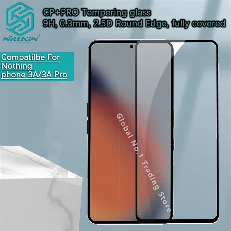 Для телефона Nothing 3A 3A Pro Glass NILLKIN CP + PRO Полное покрытие из закаленного стекла высокой четкости, защитная пленка
Для телефона Nothing 3A 3A Pro Glass NILLKIN CP + PRO Полное покрытие из закаленного стекла высокой четкости, защитная пленка