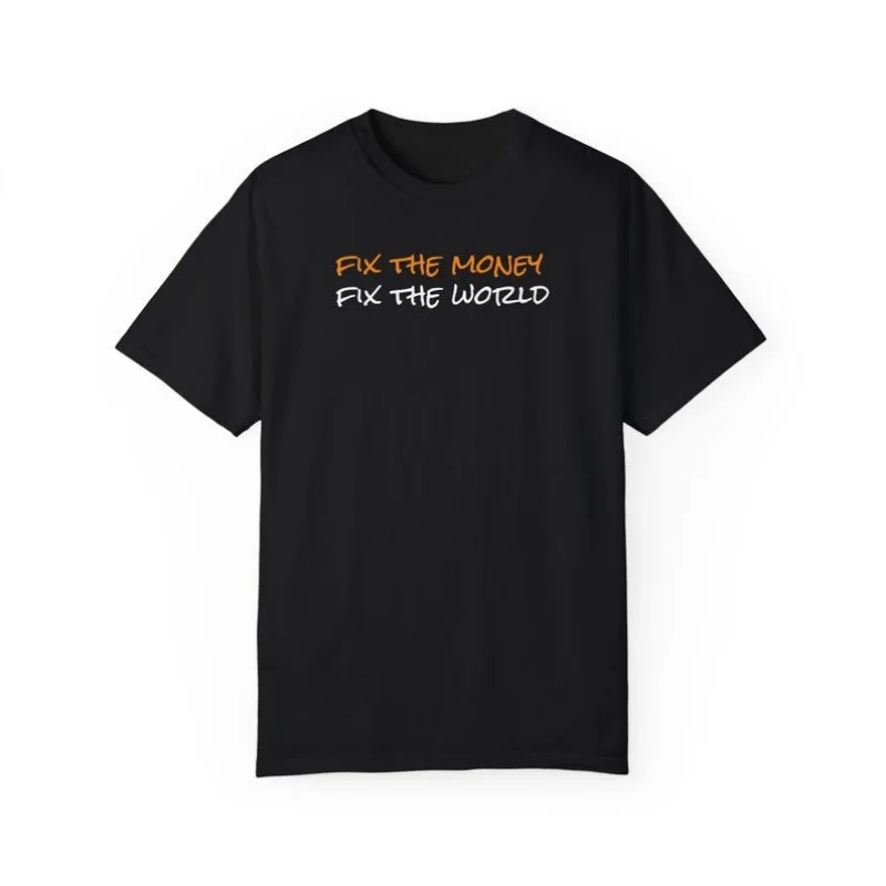 Fix The Money Gift t shirt for Crypto Traders BTC Fan Bitcoin Symbol tee 100% cotton printed Graphic clothesAll size tops s-xl
Fix The Money Gift t shirt for Crypto Traders BTC Fan Bitcoin Symbol tee 100% cotton printed Graphic clothesAll size tops s-xl