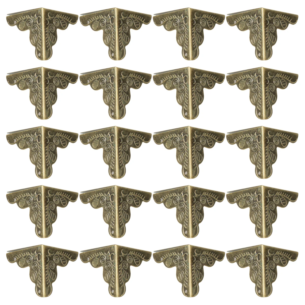 30 Pcs Zinc Alloy Furniture Corner Guards Desk Edge Protectors 25x25x25cm Bronze Hardware Table Drawer Protector Metal
30 Pcs Zinc Alloy Furniture Corner Guards Desk Edge Protectors 25x25x25cm Bronze Hardware Table Drawer Protector Metal