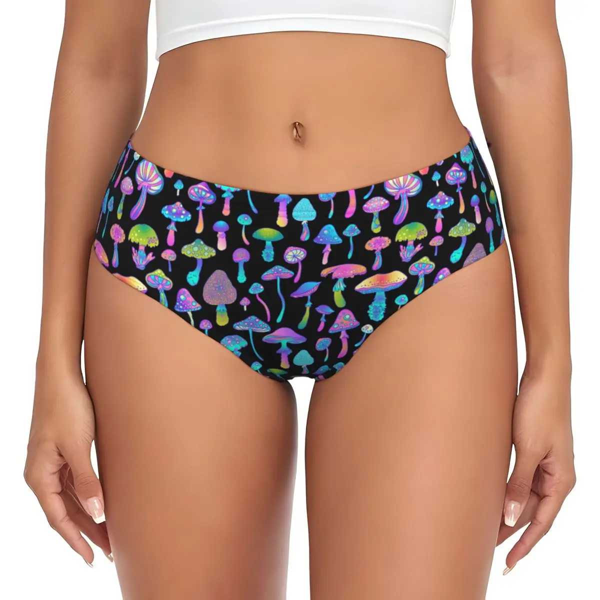 Custom Women's Psychedelic Magic Mushroom Trippy Hippie Panties Underwear Female Comfort Brief Panties Briefs Underpants
Custom Women's Psychedelic Magic Mushroom Trippy Hippie Panties Underwear Female Comfort Brief Panties Briefs Underpants