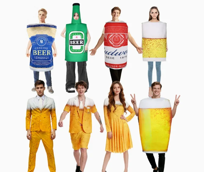 Beer theme 3D printing parent-child sets, Oktoberfest party sets, dresses
Beer theme 3D printing parent-child sets, Oktoberfest party sets, dresses