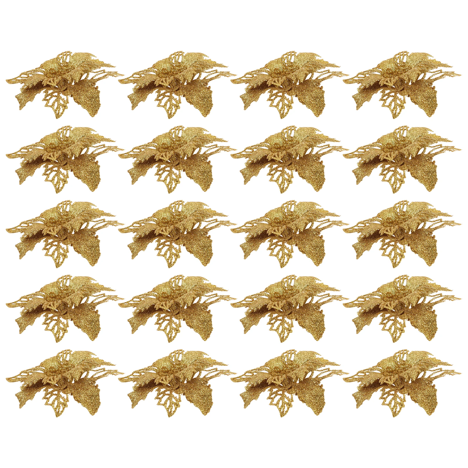 20Pcs Artificial Flower Christmas Decorations Stylish Festive Reuseable Plastic Xmas Wreath Accessory Ornament
20Pcs Artificial Flower Christmas Decorations Stylish Festive Reuseable Plastic Xmas Wreath Accessory Ornament