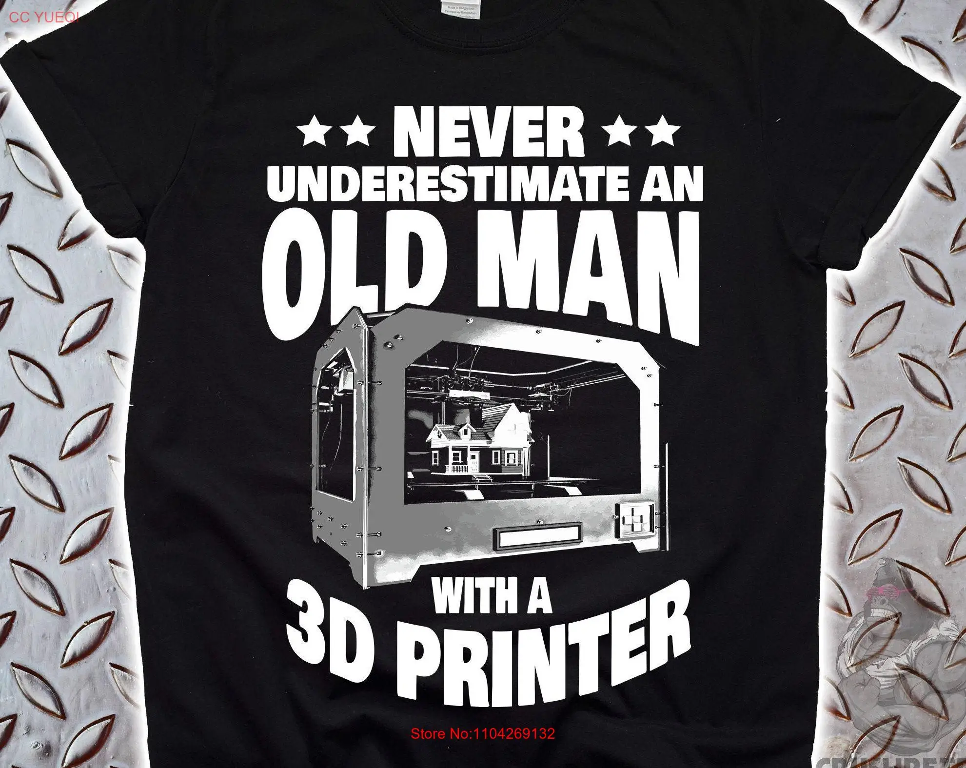 Never Underestimate An Old Man with a 3D Printer T Shirt for Dad Grandpa Him Father's Day Birthday long or short sleeves
Never Underestimate An Old Man with a 3D Printer T Shirt for Dad Grandpa Him Father's Day Birthday long or short sleeves
