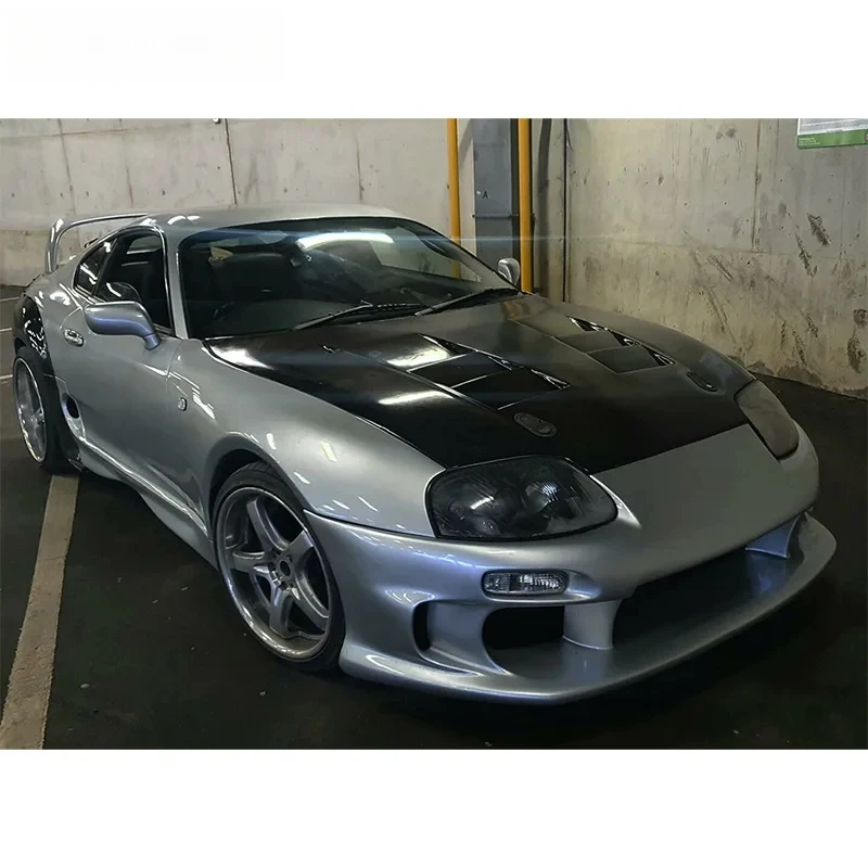 Real Carbon Fiber Hood Bonnet for Supra MK4 JZA80 1993-2002, Top Secret Style Vented Design
Real Carbon Fiber Hood Bonnet for Supra MK4 JZA80 1993-2002, Top Secret Style Vented Design