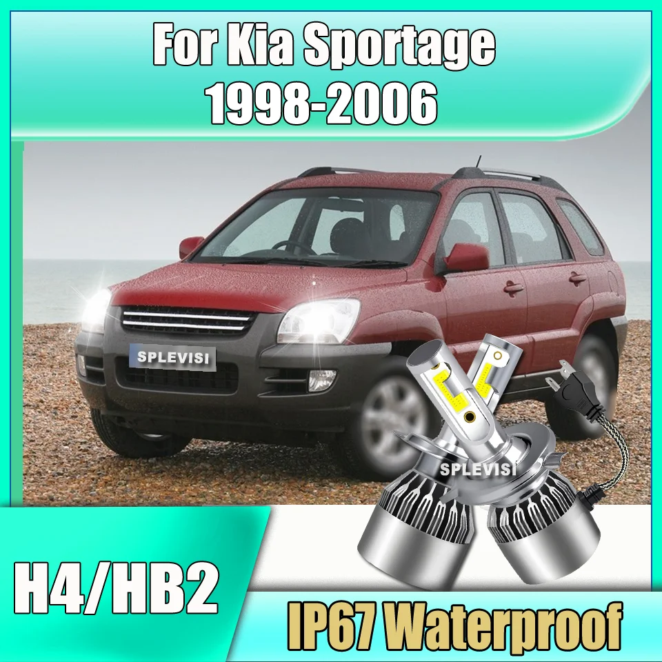 LED Headlamp H4 LED Hi/Low Beam 12V 6000K Bulb For Kia Sportage 2006 2005 2004 2003 2002 2001 2000 1999 1998 Easy-Replacement
LED Headlamp H4 LED Hi/Low Beam 12V 6000K Bulb For Kia Sportage 2006 2005 2004 2003 2002 2001 2000 1999 1998 Easy-Replacement