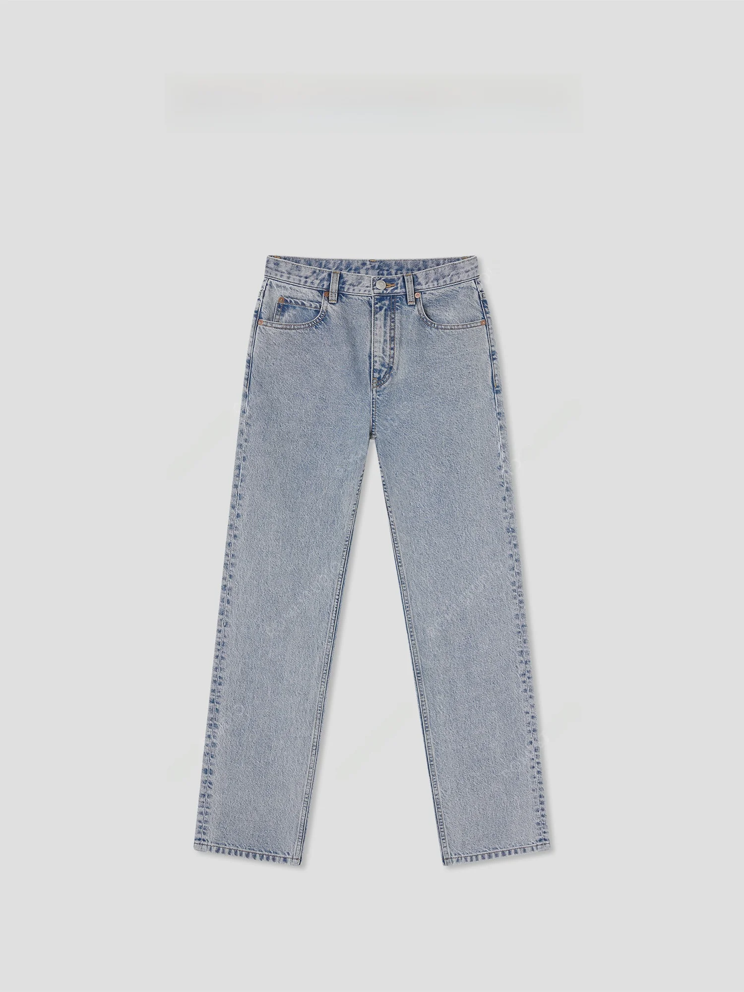 Классические светло-голубые джинсовые прямые брюки с высокой талией, широкие хлопковые повседневные женские брюки на молнии, всесезонные
Классические светло-голубые джинсовые прямые брюки с высокой талией, широкие хлопковые повседневные женские брюки на молнии, всесезонные