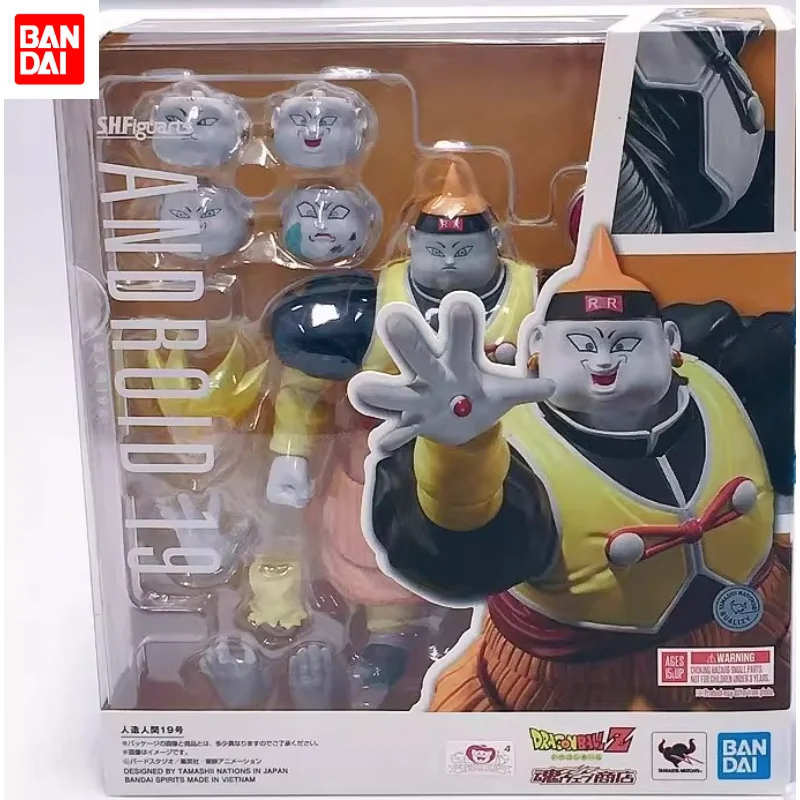Genuine Bandai Soul Limited SHF Dragon Ball Z Android 19 Red Ribbon Army Toy Figure Gift Collectible in Stock
Genuine Bandai Soul Limited SHF Dragon Ball Z Android 19 Red Ribbon Army Toy Figure Gift Collectible in Stock