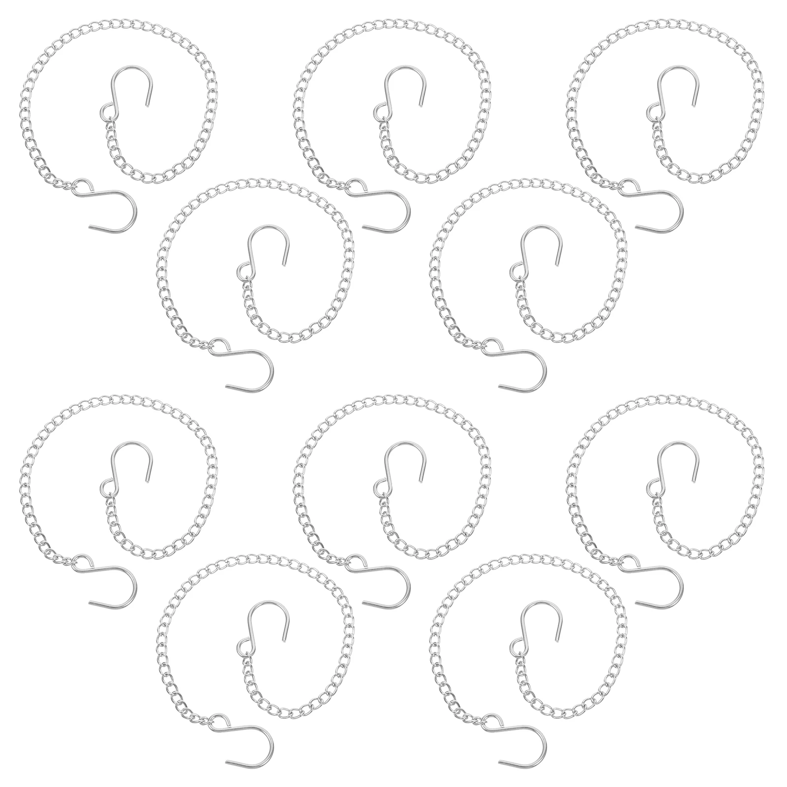 10pcs Stainless Steel Hanging Chains Doorplate Plant Billboards Hangers Heavy Duty Hooks for Feeders Planter Lantern Ornament
10pcs Stainless Steel Hanging Chains Doorplate Plant Billboards Hangers Heavy Duty Hooks for Feeders Planter Lantern Ornament