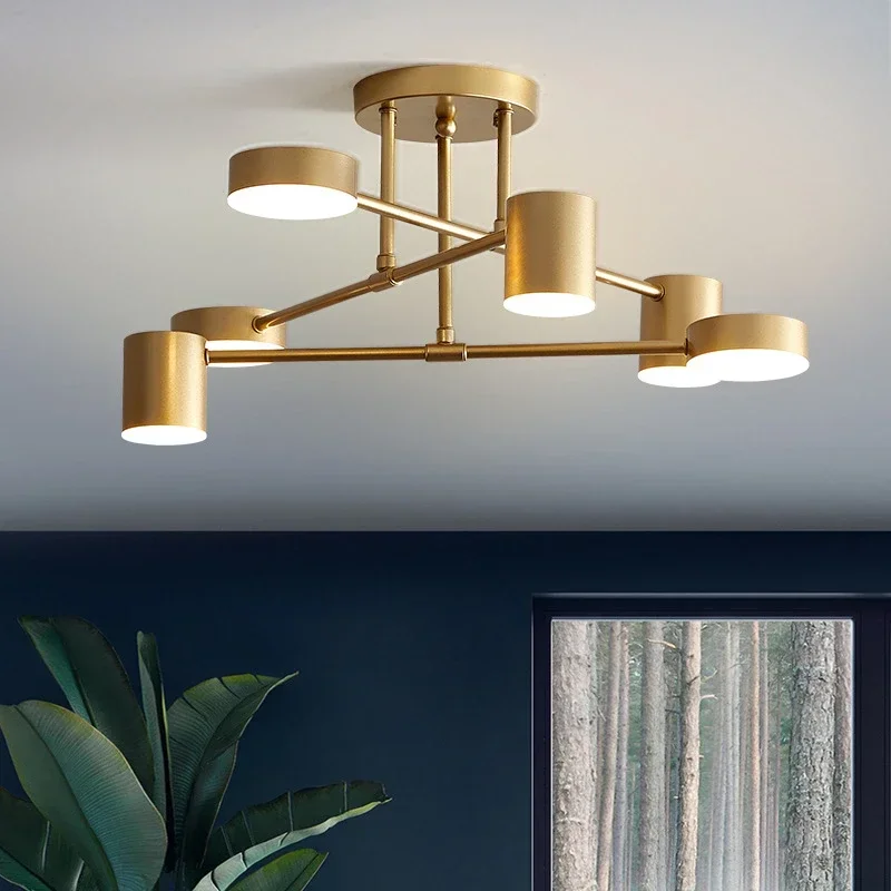 Nordic Ceiling Lights Iron Art Pendant: Postmodern Personalized Creative Living Room, Bedroom, Restaurant, 6-head Ceiling Light
Nordic Ceiling Lights Iron Art Pendant: Postmodern Personalized Creative Living Room, Bedroom, Restaurant, 6-head Ceiling Light