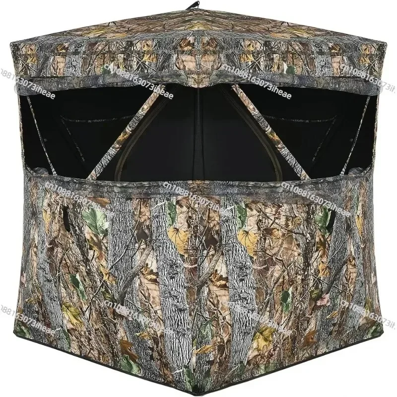 3 Person Pop up Ground Blind, Portable Hunting Blind with Mesh Windows, Carrying Bag & Ground Stakes, with Hub System
3 Person Pop up Ground Blind, Portable Hunting Blind with Mesh Windows, Carrying Bag & Ground Stakes, with Hub System