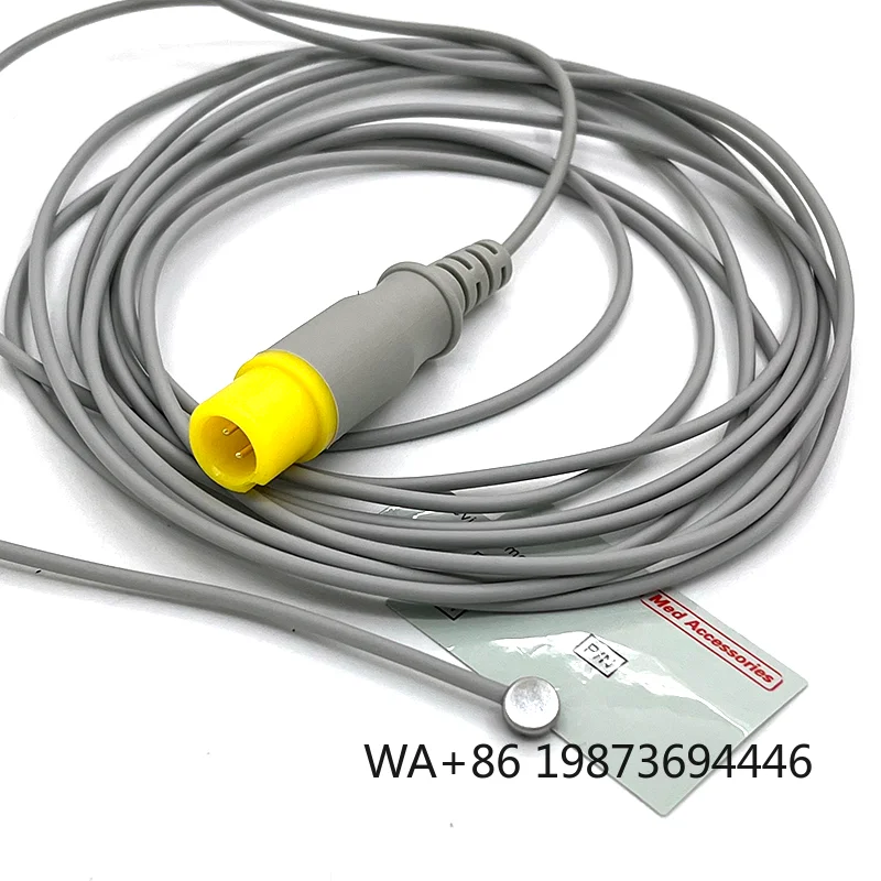 Reusable Child Skin Temperature Probe, Compatible Mindray Medical Monitors
Reusable Child Skin Temperature Probe, Compatible Mindray Medical Monitors
