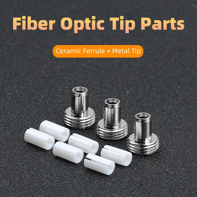 VFL Tip Replacement Parts 2.5mm Universal Visual Fault Locator Ceramic Insert Metal Ferrule Fiber Optic Cable Tester Repair Kit
VFL Tip Replacement Parts 2.5mm Universal Visual Fault Locator Ceramic Insert Metal Ferrule Fiber Optic Cable Tester Repair Kit