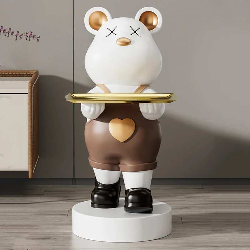 Home Decor Sculptures & Figurines Decoration Accessories Love Tray Teddy Bear Floor Ornament Living Room Resin Animal Statues
Home Decor Sculptures & Figurines Decoration Accessories Love Tray Teddy Bear Floor Ornament Living Room Resin Animal Statues