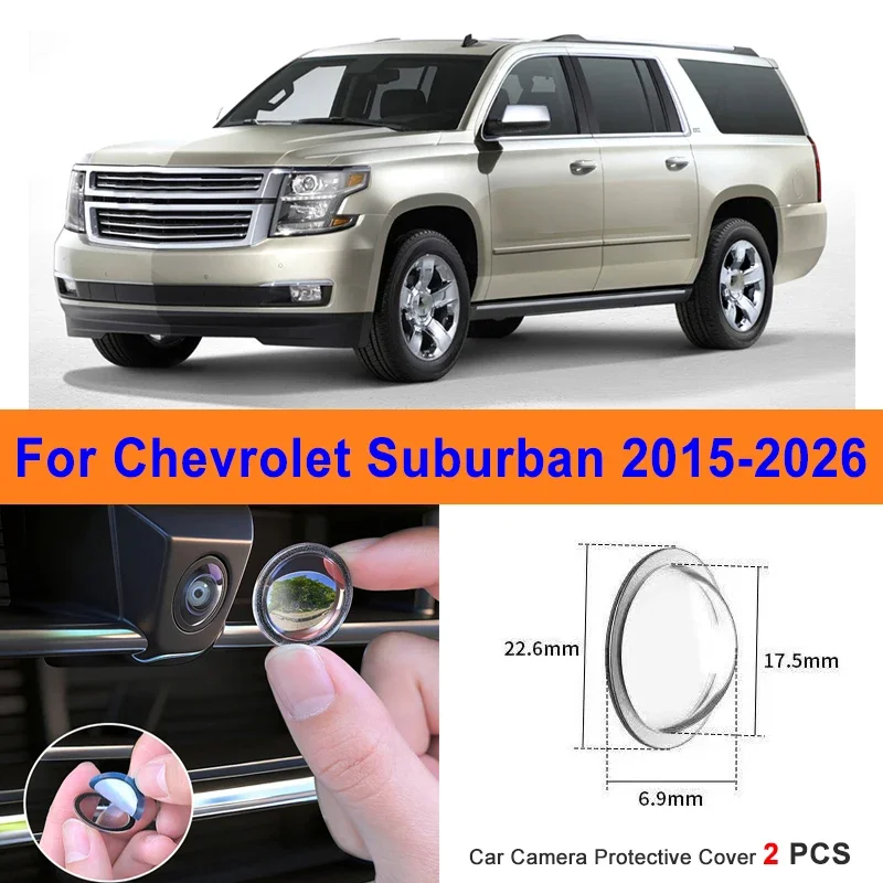 360 Reverse Image Car Camera Cover Anti-Scratch PC Lens Protector Stickers For Chevrolet Suburban 2015-2026 2Pcs
360 Reverse Image Car Camera Cover Anti-Scratch PC Lens Protector Stickers For Chevrolet Suburban 2015-2026 2Pcs