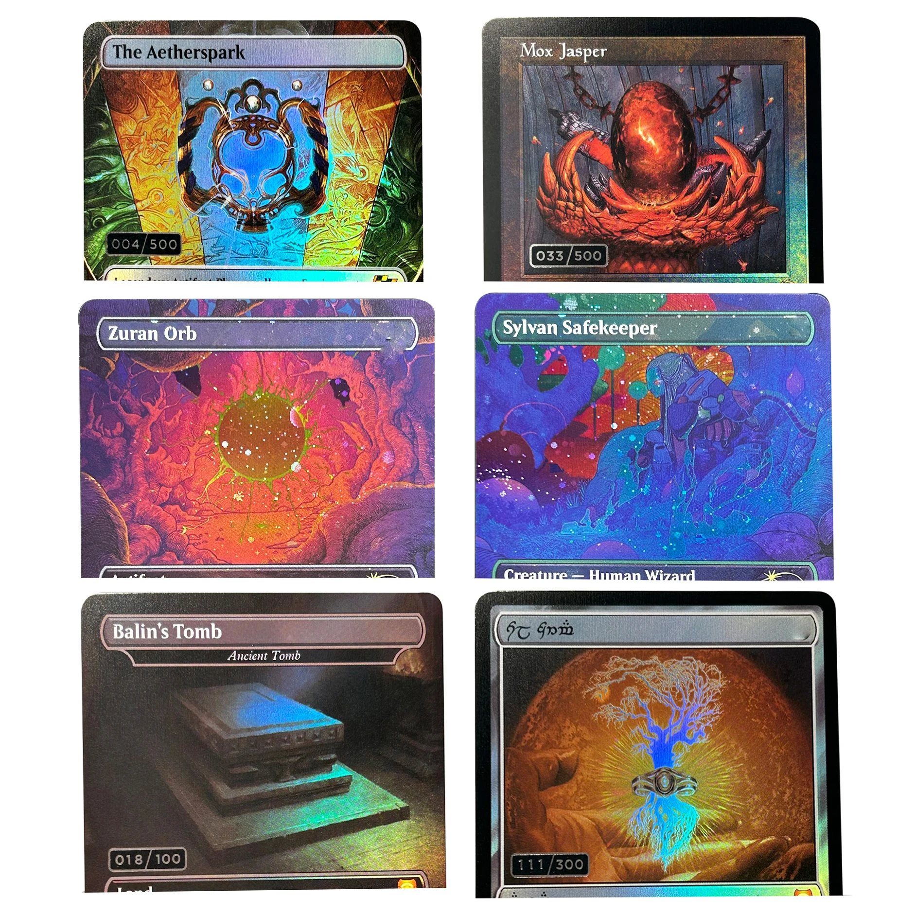 Sol Ring LTC #408(111)The Aetherspark DFT #376(004)raised sliver Sylvan Safekeeper SLD #2109 Galaxy Foil TCG Cards Board Game
Sol Ring LTC #408(111)The Aetherspark DFT #376(004)raised sliver Sylvan Safekeeper SLD #2109 Galaxy Foil TCG Cards Board Game